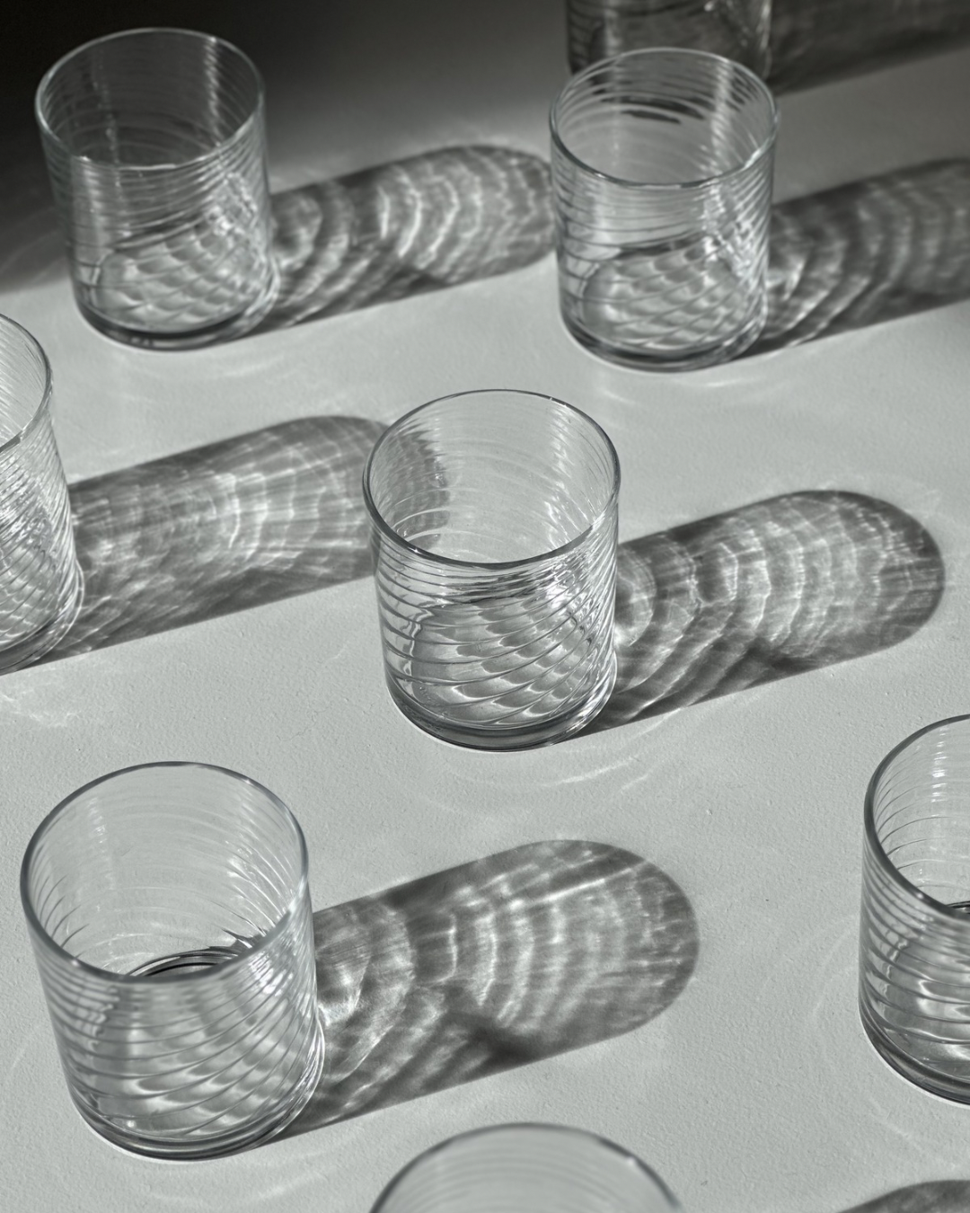 Italienske Swirl Glas