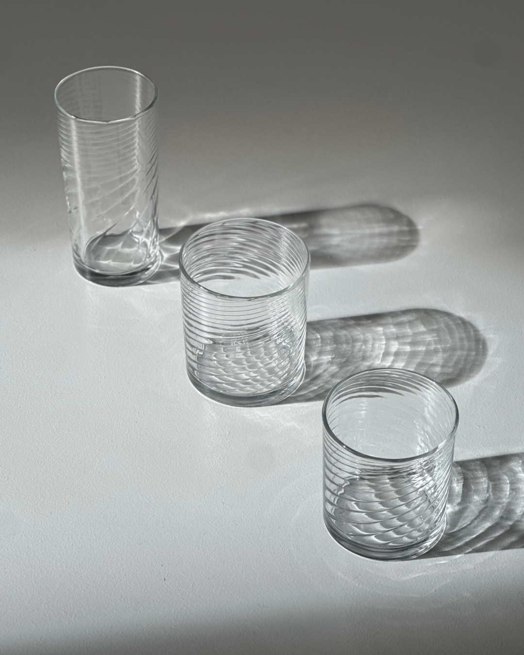 Italienske Swirl Glas