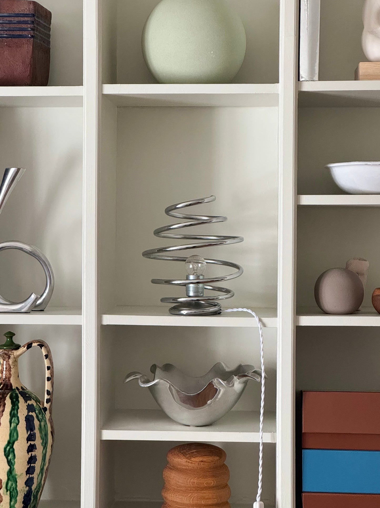 Vintage Spiral Bordlampe