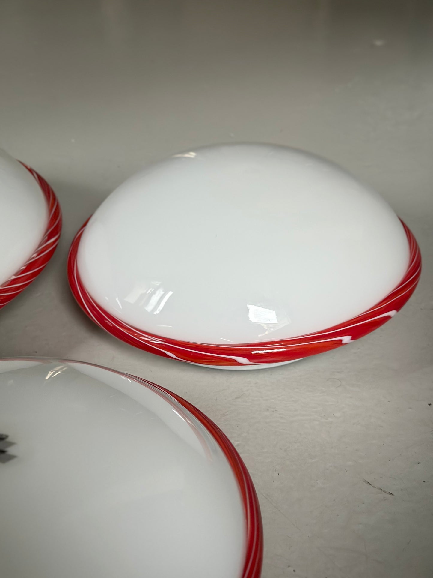 Vintage Murano Plafonder - Bolsjestribet/Swirly kant