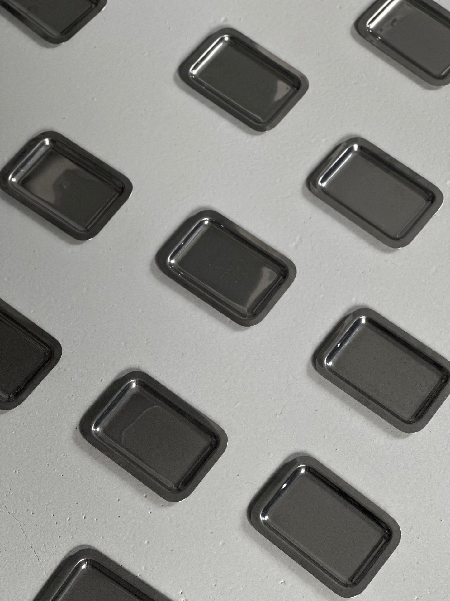 Små vintage krom fade