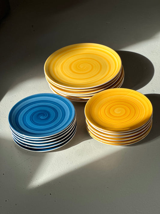 Italienske Swirl Tallerkener