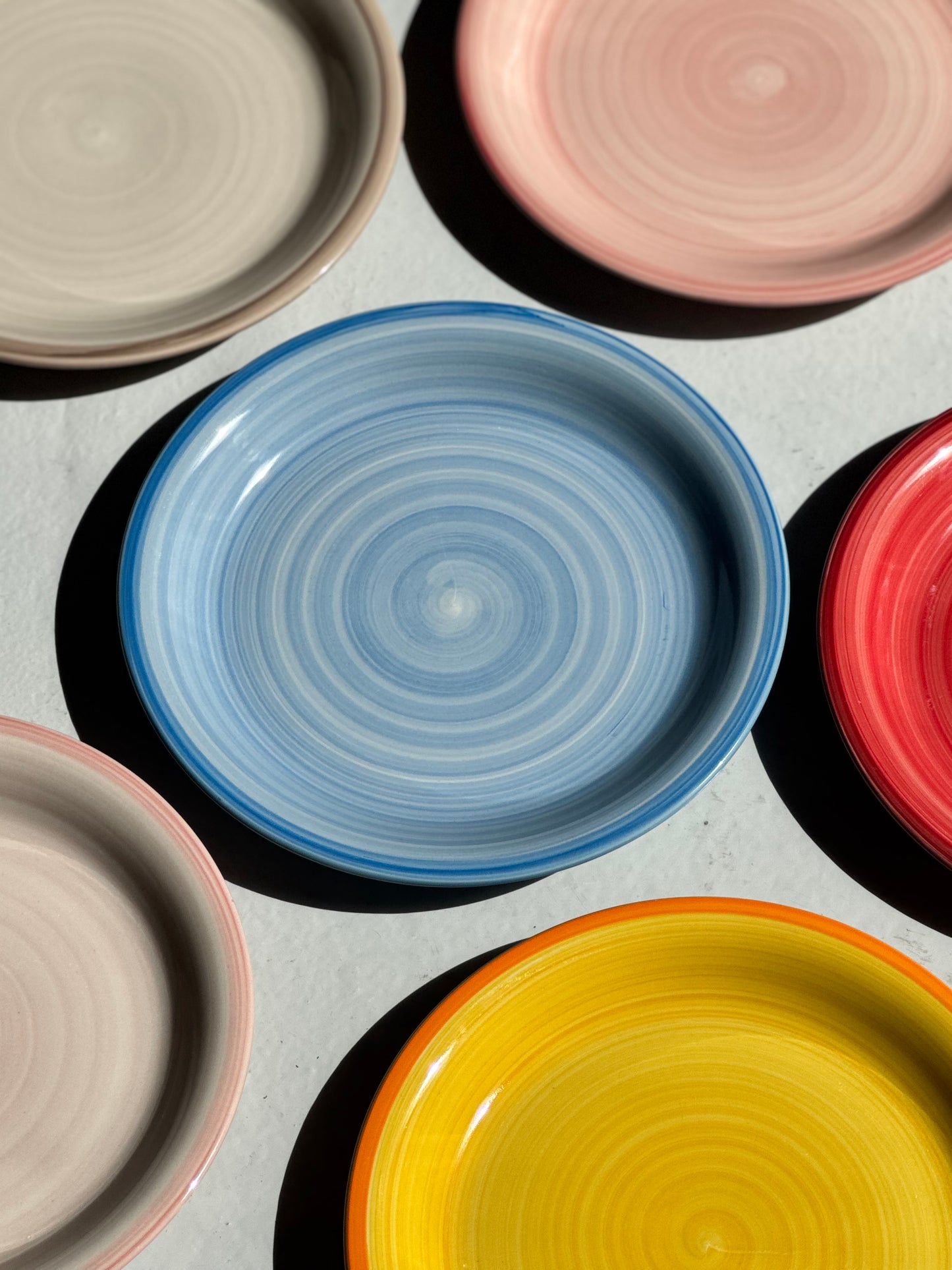 Italienske Swirl Tallerkener
