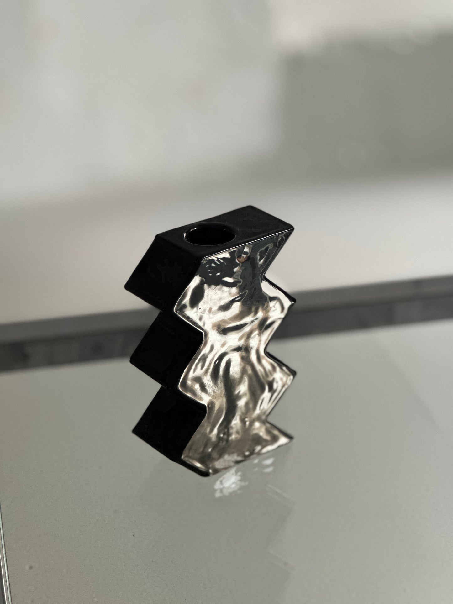 Vintage Holmegaard Zig Zag Lysestage