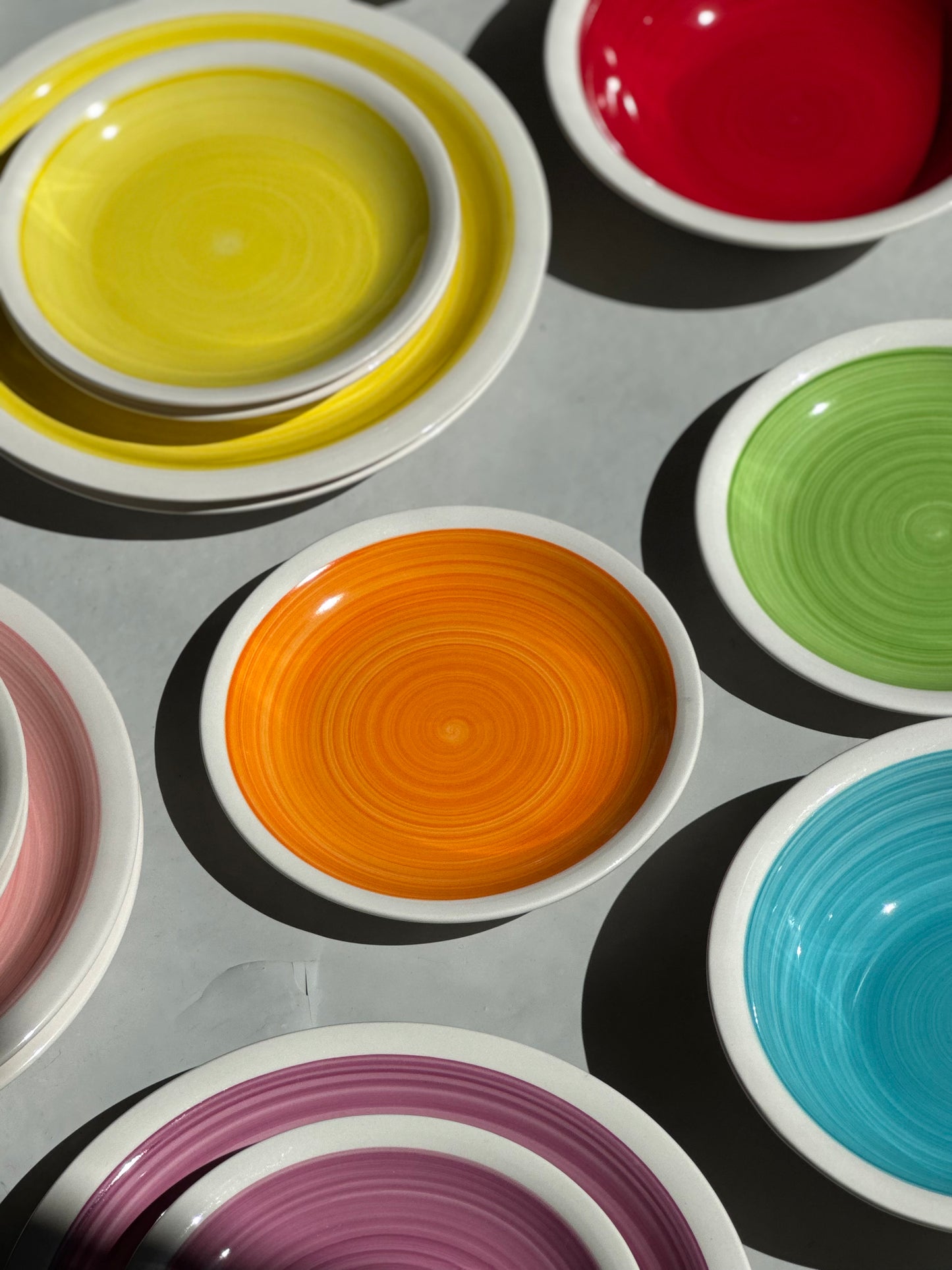 Italienske Swirl Tallerkener