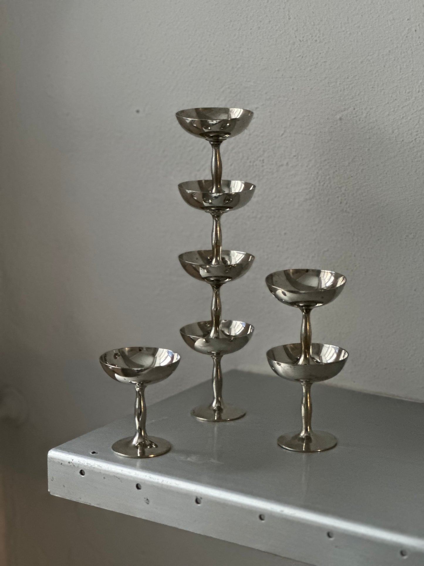 Italienske vintage steel cups #2