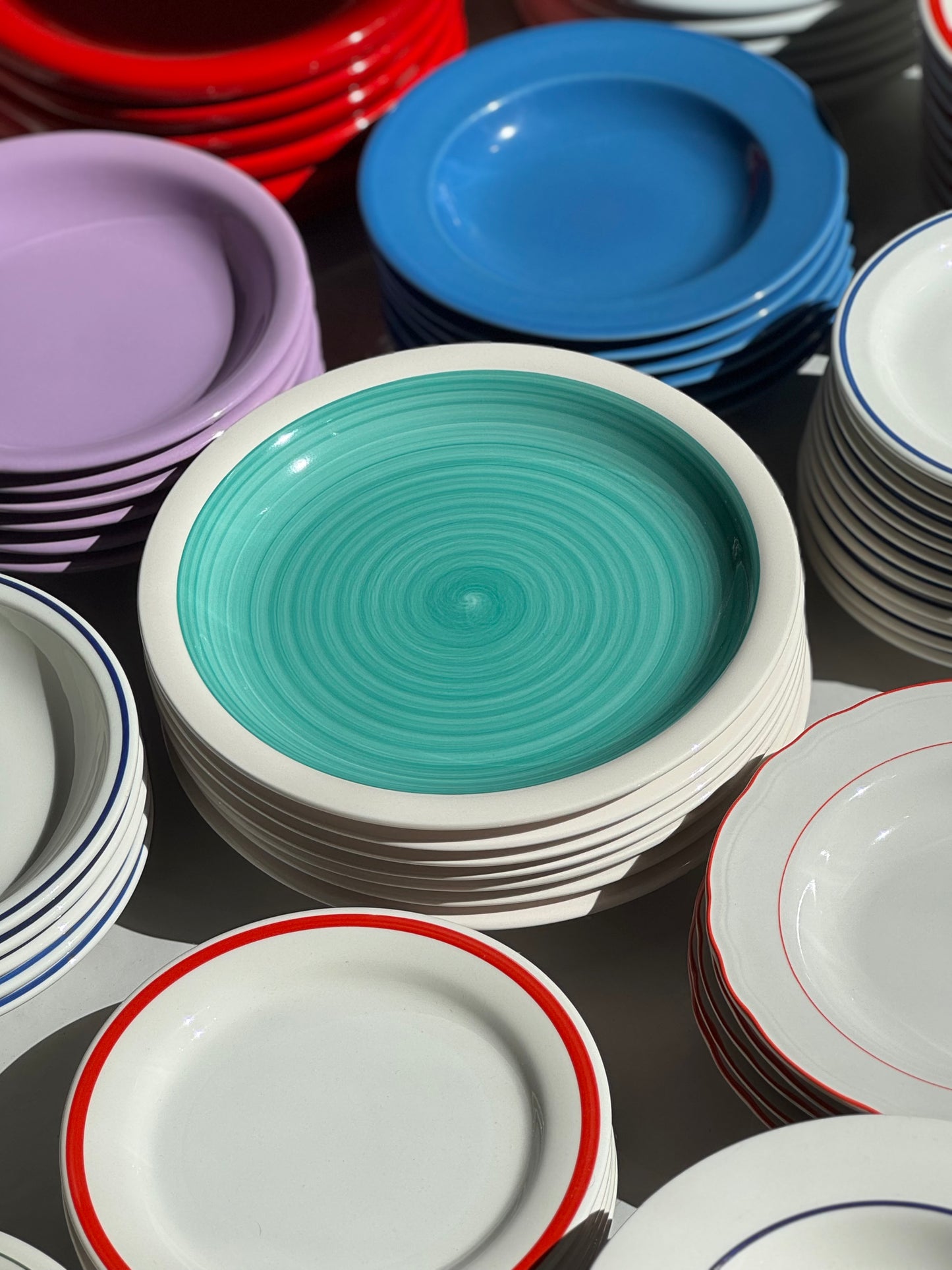 Italienske Swirl Tallerkener