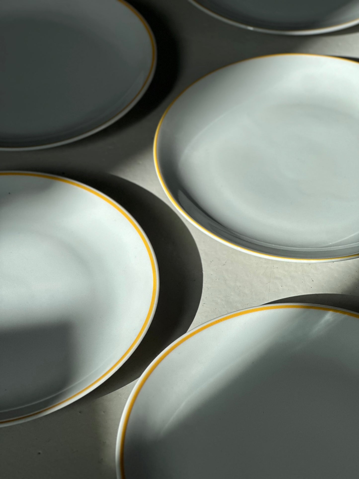 Bistro Frokost Tallerkener - Gul