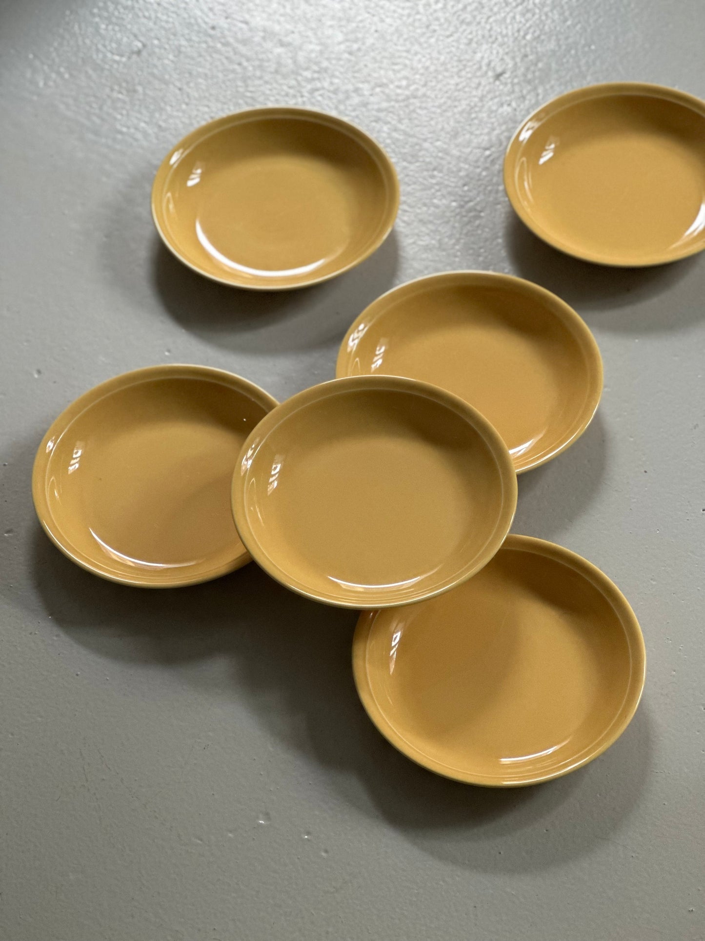 Gult Italiensk Vintage Stel