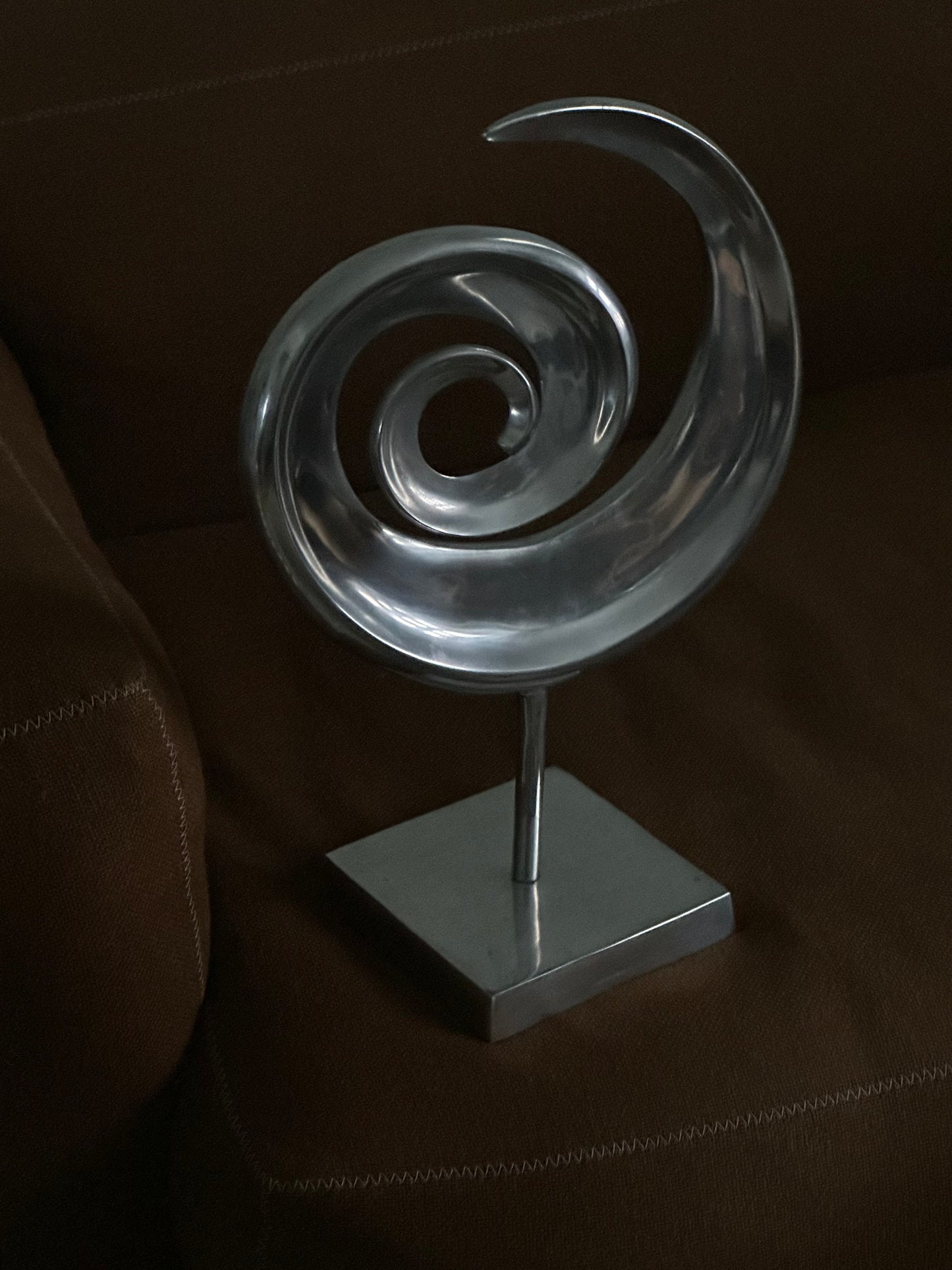 Vintage Alu Skulptur