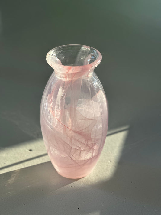 Lyserød Italiensk Swirl Vase