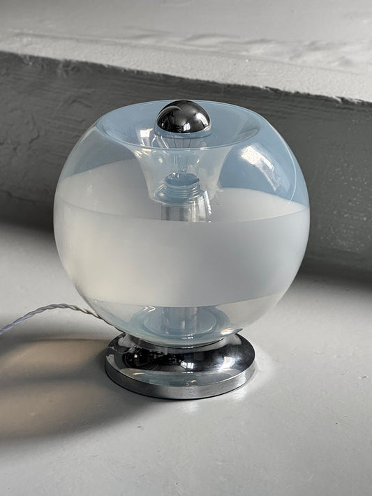 Vintage Murano x Krom Bordlampe