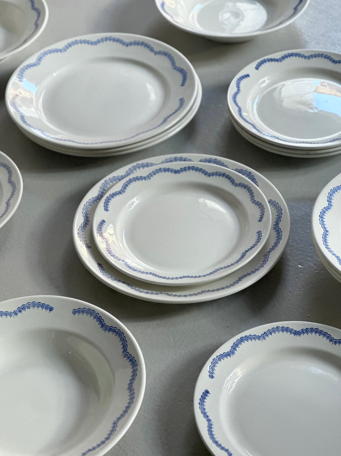 Italienske Spiral Tallerkener