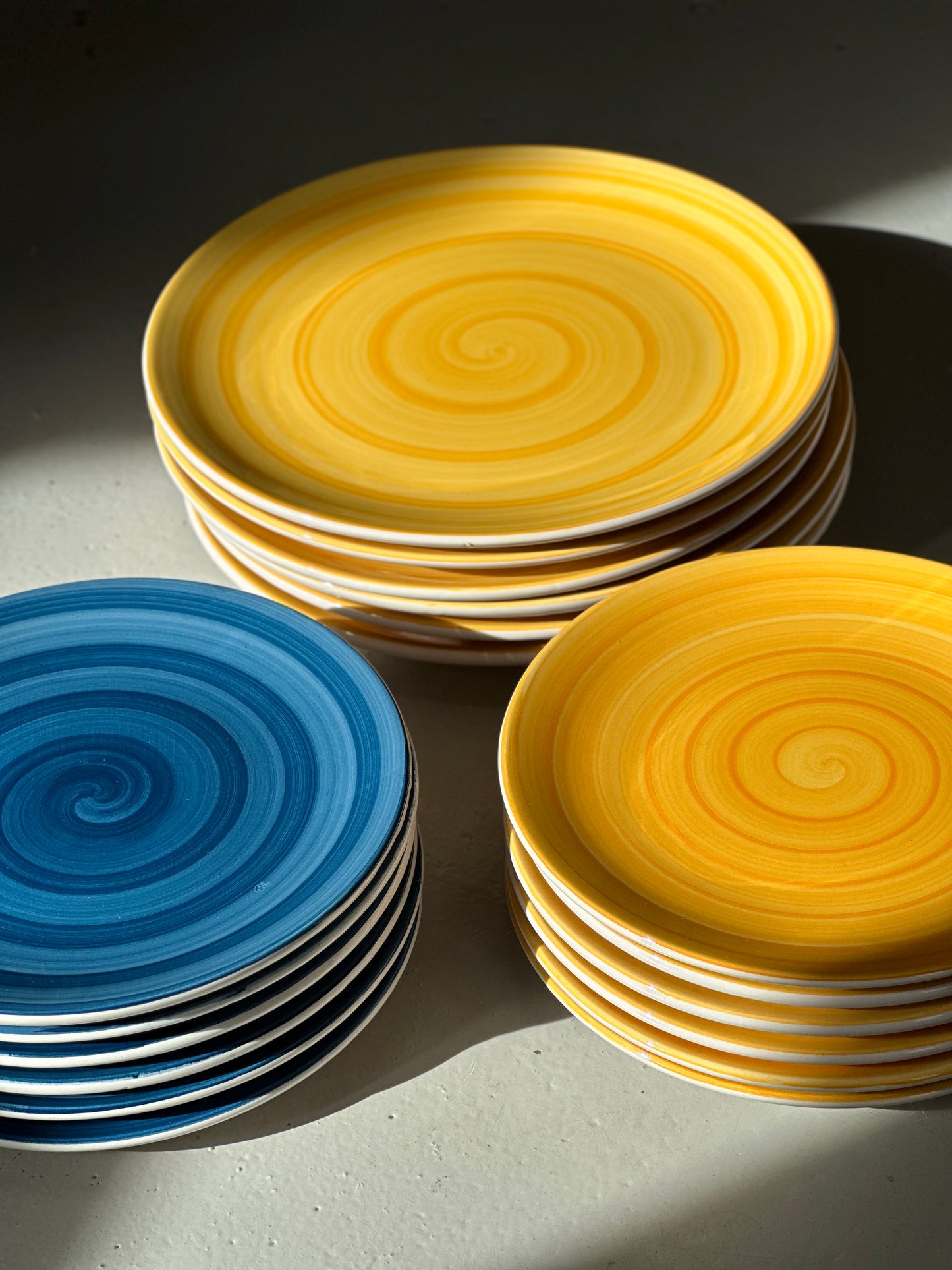 Italienske Swirl Tallerkener
