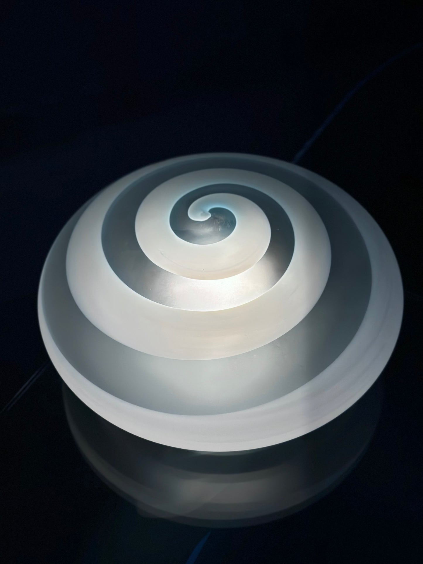 Vintage Murano Swirl Plafond - Lyseblå